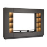 Banc TV moderne anthracite Grease