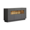 Buffet/bahut moderne 160 cm anthracite Grease