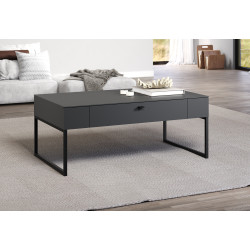 Table basse moderne gris anthracite Belinda