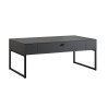 Table basse moderne gris anthracite Belinda