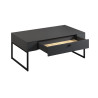Table basse moderne gris anthracite Belinda