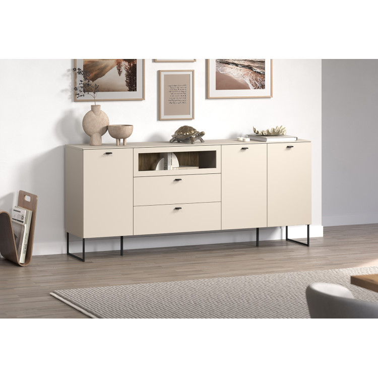 Buffet/bahut moderne 191 cm cachemire Belinda
