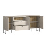 Buffet/bahut moderne 191 cm cachemire Belinda