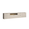 Meuble TV moderne 280 cm cachemire Belinda