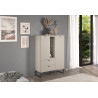 Buffet haut moderne 100 cm cachemire Belinda