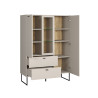 Buffet haut moderne 100 cm cachemire Belinda