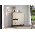 Buffet haut moderne 122 cm cachemire Belinda