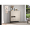 Buffet haut moderne 122 cm cachemire Belinda