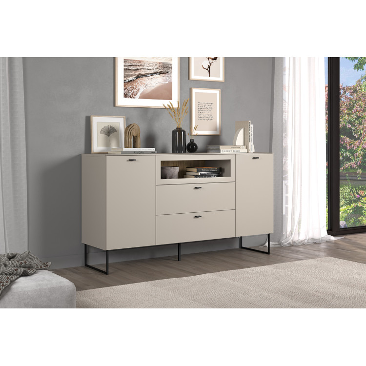 Buffet/bahut moderne 152 cm cachemire Belinda