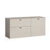 Meuble TV moderne 120 cm cachemire Belinda
