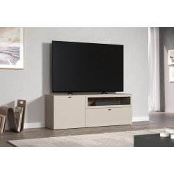 Meuble TV moderne 160 cm cachemire Belinda