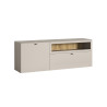 Meuble TV moderne 160 cm cachemire Belinda