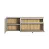 Meuble TV moderne 160 cm cachemire Belinda