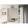 Meuble de rangement mural 80 cm moderne cachemire Belinda