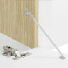 Banc TV moderne blanc cachemire/chêne wotan Keops