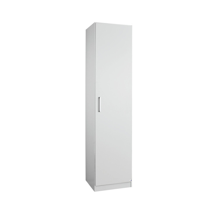 Armoire penderie contemporaine 47 cm blanche Alberto