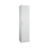 Armoire penderie contemporaine 47 cm blanche Alberto