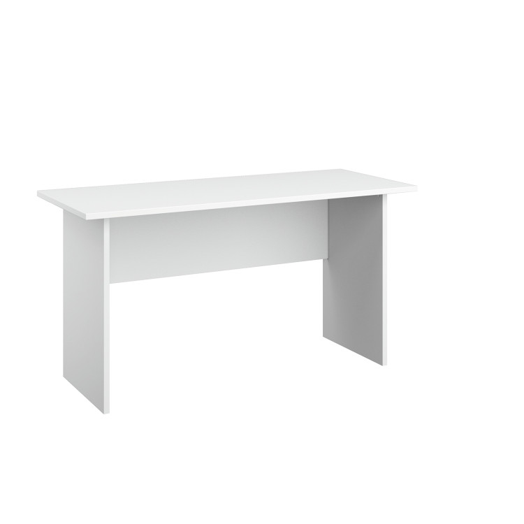 Bureau droit enfant contemporain blanc Alberto