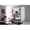 Bureau droit enfant contemporain blanc Alberto