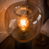 Lampe à poser industrielle en métal brun Siria