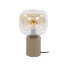 Lampe à poser industrielle en métal beige Siria