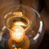 Lampe à poser industrielle en métal beige Siria