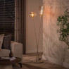 Lampadaire industriel H 174 cm en métal beige Siria