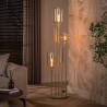 Lampadaire industriel en métal beige 5 lampes Siria
