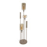Lampadaire industriel en métal beige 5 lampes Siria