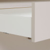 Meuble bas de cuisine 3T contemporain chêne/cachemire Mylena