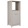 Colonne pour frigo et four contemporaine chêne/cachemire Mylena