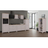 Etagère de rangement de cuisine contemporaine chêne/cachemire Mylena