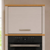 Surmeuble de cuisine contemporain chêne/cachemire Mylena