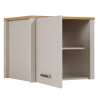 Surmeuble de cuisine contemporain chêne/cachemire Mylena