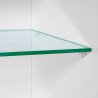 Meuble haut de cuisine contemporain blanc/chêne Mylena