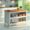 Billot de cuisine contemporain Sarina