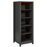 Etagère de rangement de cuisine chêne/anthracite Mylena