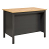 Îlot central de cuisine contemporain chêne/anthracite Mylena