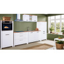 Cuisine compl&egrave;te contemporaine 370 cm blanc/ch&ecirc;ne Mylena