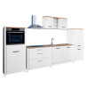 Cuisine complète contemporaine 370 cm blanc/chêne Mylena