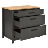 Cuisine complète contemporaine 6 éléments chêne/anthracite Mylena