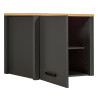 Cuisine complète contemporaine 6 éléments chêne/anthracite Mylena