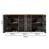Cuisine complète contemporaine 6 éléments chêne/anthracite Mylena