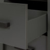 Meuble bas de salle de bain moderne anthracite/chêne Venitia