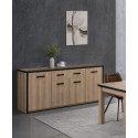 Buffet/bahut contemporain 210 cm ch&ecirc;ne summer Cevoria
