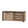 Meuble TV contemporain 126 cm chêne summer Cevoria