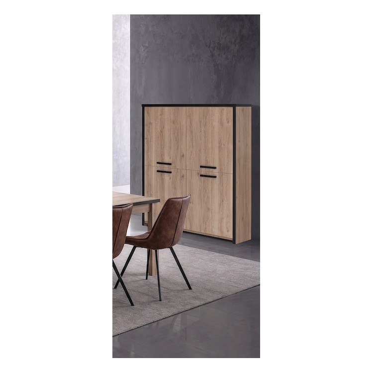 Buffet haut contemporain chêne summer Cevoria
