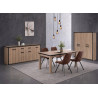 Buffet haut contemporain chêne summer Cevoria