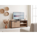 Meuble TV contemporain 126 cm ch&ecirc;ne summer Cevoria