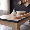Table de salle à manger rectangulaire chêne summer Cevoria